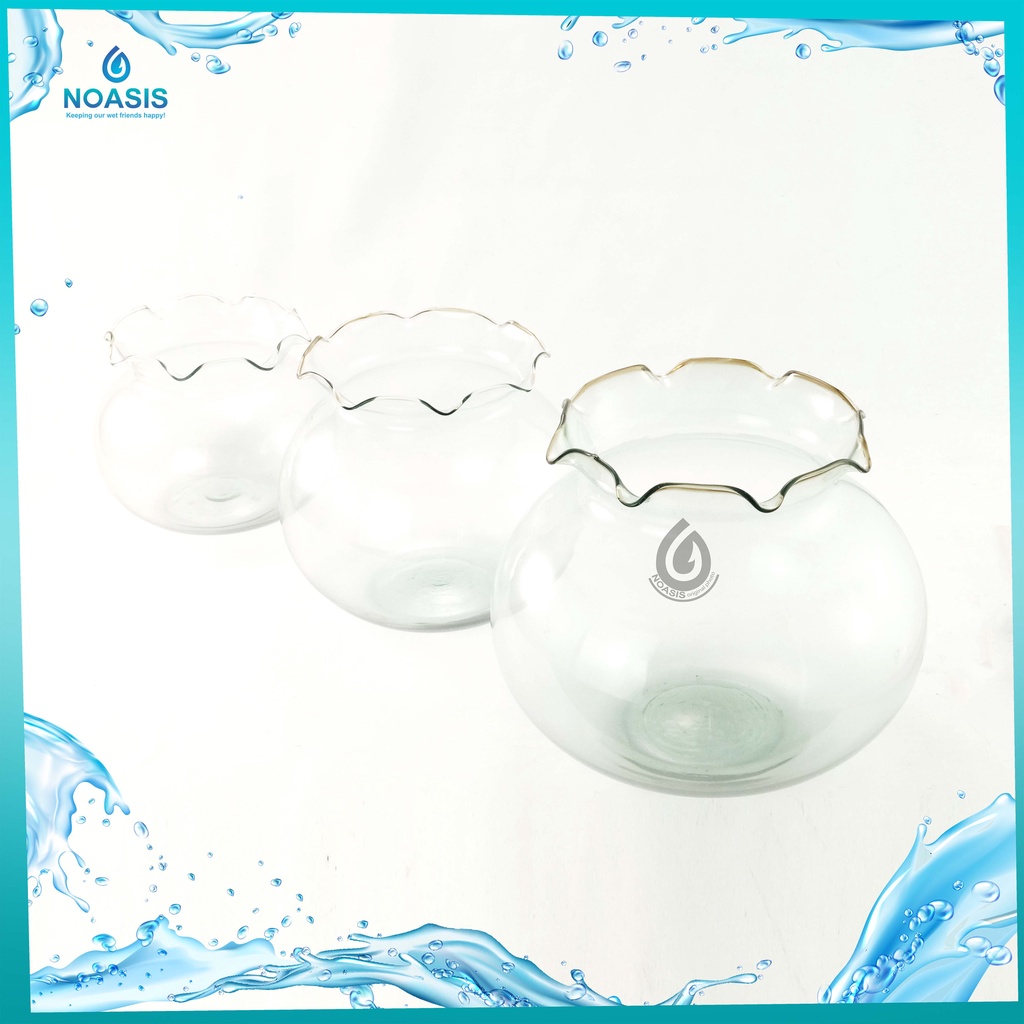 (GOJEK) AQUARIUM BULAT 7 dan 12 LITER / TOPLES SHELLA / FISH BOWL