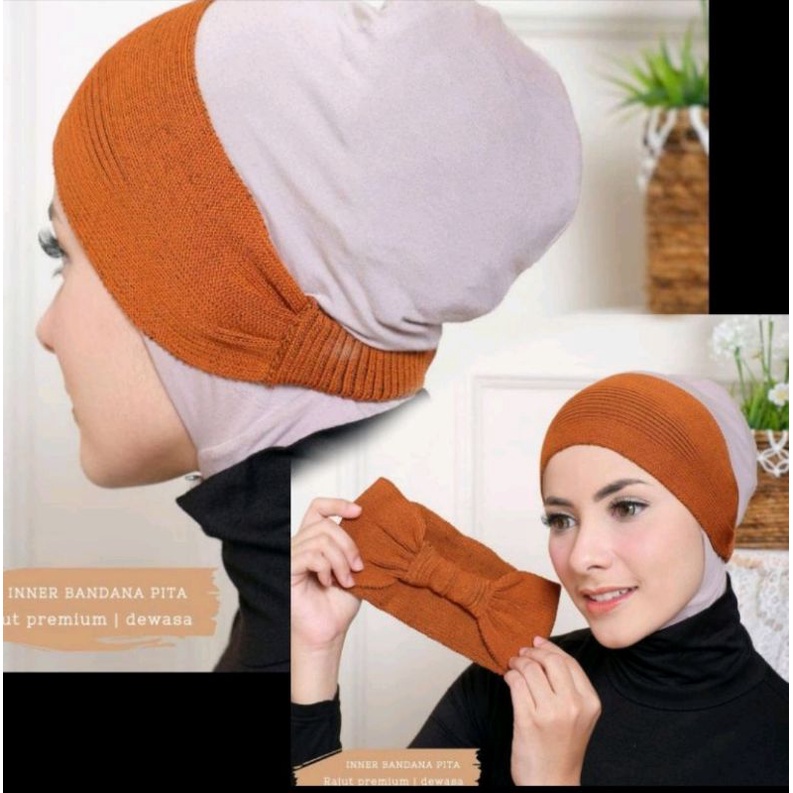 Ciput rajut / Ciput bandana /Ciput karet/dalaman hijab