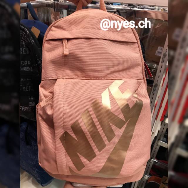 rose gold nike backpack