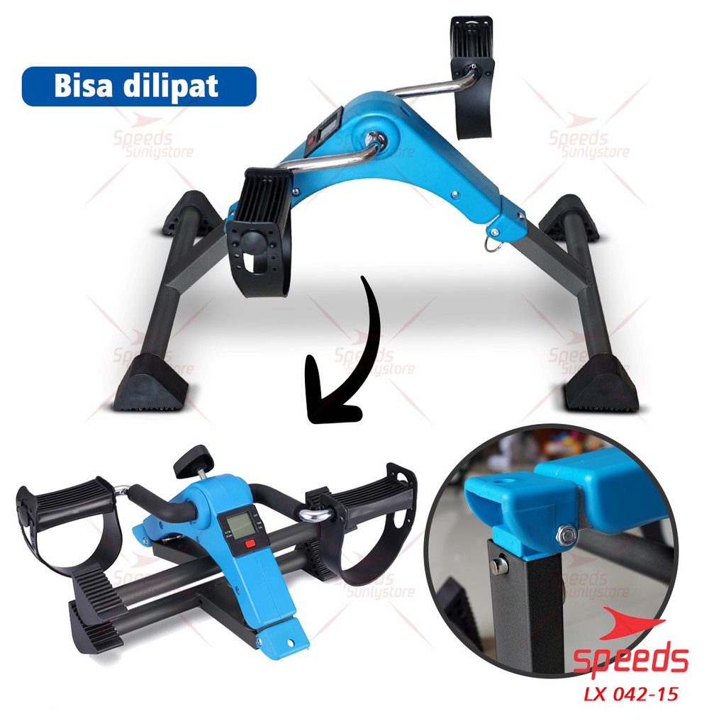 Sepeda Statis Terapi Portable Sepeda Statis Mini Bike Untuk Terapi Kaki Tangan Stroke 04215