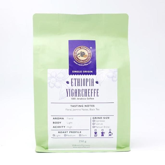 

[ COD ] Opal Coffee - Ethiopia Yigarcheffe Arabica Roasted Beans 250g TERBARU Kode 1194