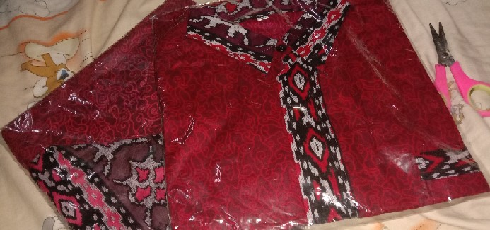 Maura Couple - Sania Ruffle Batik Couple Ori Ndoro Jowi Garansi Termurah Shopee - Batik Modern Solo