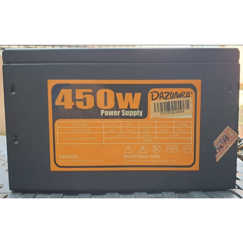 PSU DAZUMBA 450w Power Supply Dazumba 450 watt