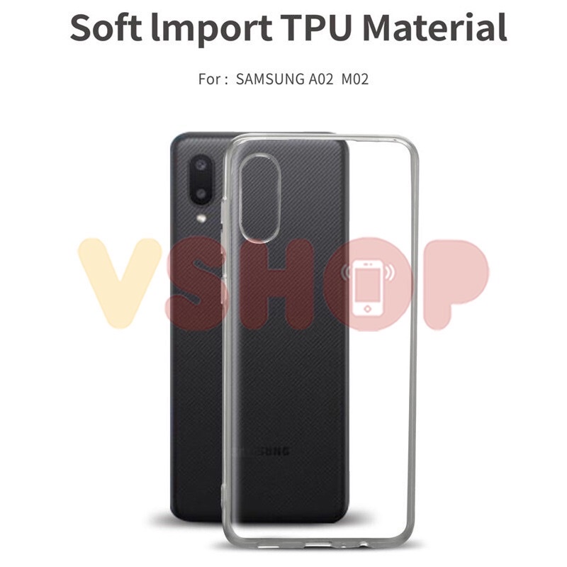 SOFTCASE TRANSPARAN SAMSUNG A02 - M02 PREMIUM CLEAR SOFT CASE