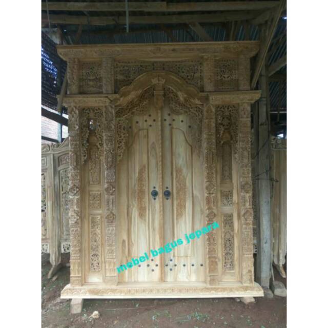 Pintu gebyok 250 cm - pintu gebyok jati - pintu gebyok murah