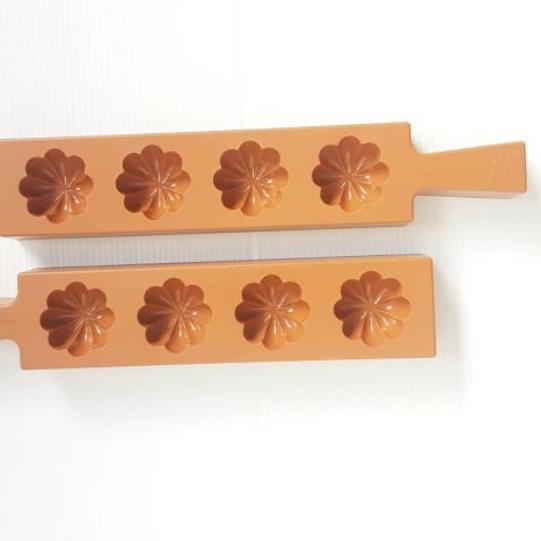 1 PC cetakan nastar ketok ketuk plastik kue kering loyang nastar daun bulat kotak kerang malaysia