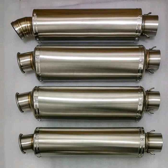 Dijual Silencer KNALPOT GTX POLOS OVAL BULAT DBS KNALPOT RACING RCB CLD KAW Murah
