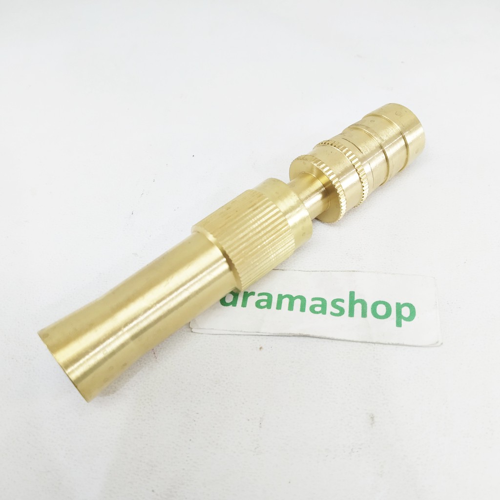 Hose Nozzle Semprotan Selang Lurus Kuningan