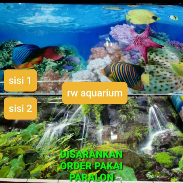 Gambar Aquarium Background Aquarium Gambar Tinggi 50cm Panjang 50Cm