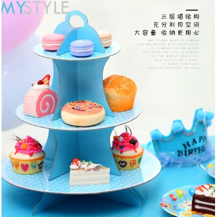 Cupcake Stand Karakter / TATAKAN KUE TINGKAT 3 / DEKORASI ULANG TAHUN / CUP CAKE STAND MOTIF KARTUN