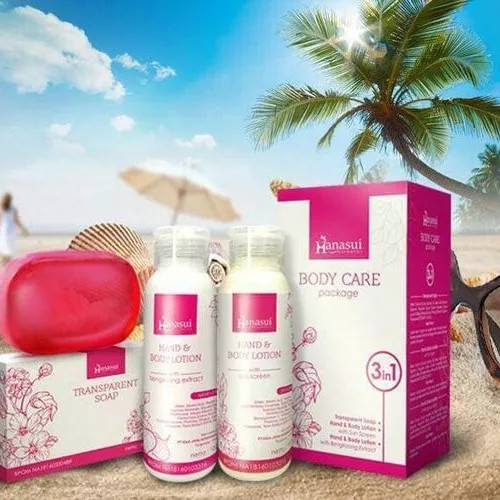 Hanasui Body Care 3in1 / Paket Lotion Hanasui BPOM