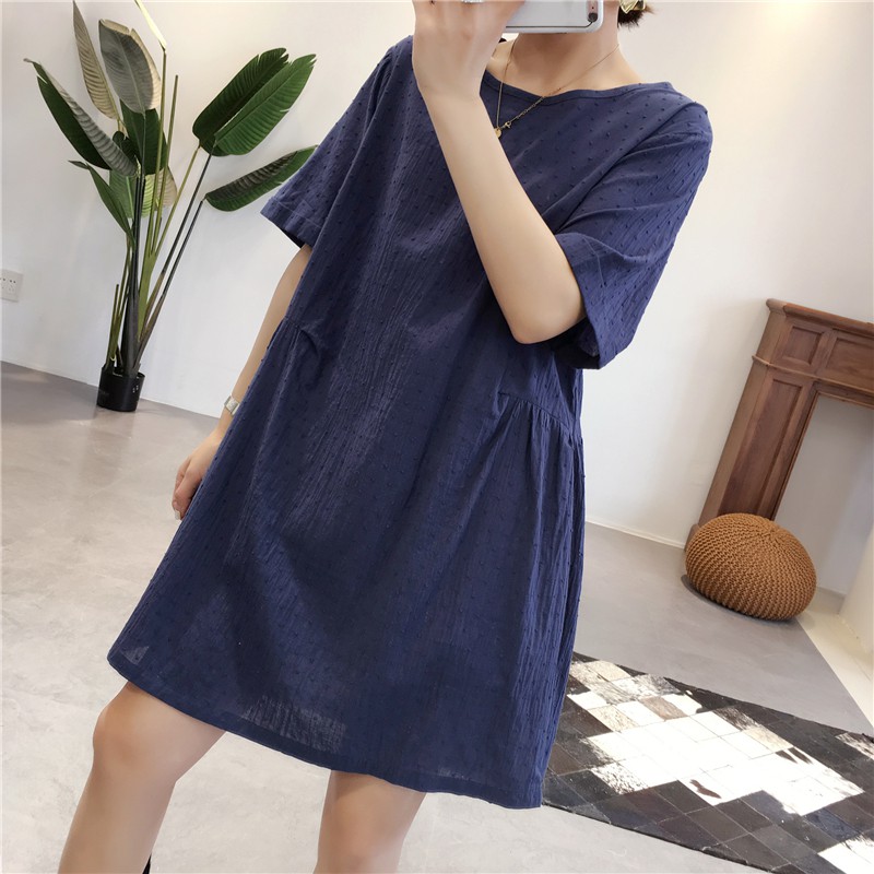 IDR-20 simple casual dress wanita import korea jepang