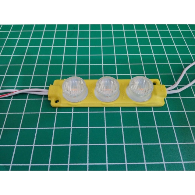 [DSP-9110] 3 LED MODUL 3030 LAMPU LED 3 MATA 3 WATT DC24 VOLT TYPE 7520 KUNING