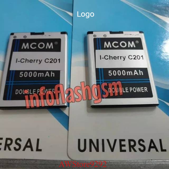 Mcom Battery Batre Baterai Double Power Mcom i-Cherry iCherry C201 Tango