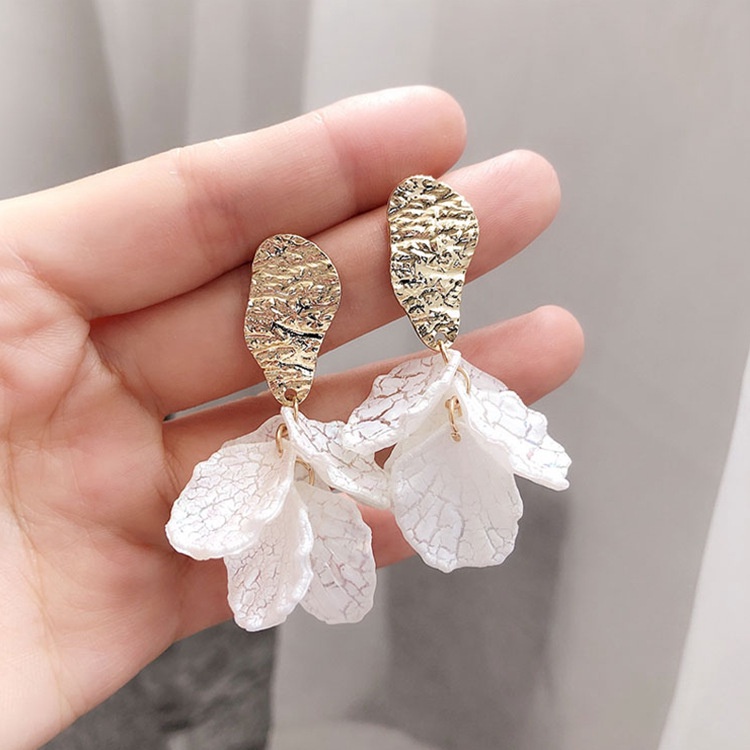 Anting bunga baru trendi wajah pelangsing elegan anting-anting Korea Tinggi rasa online influencer a