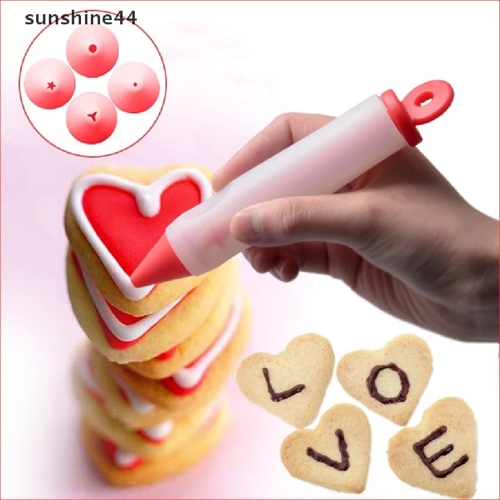 Sunshine Pen Icing Piping Bahan Silikon Untuk Dekorasi Kue