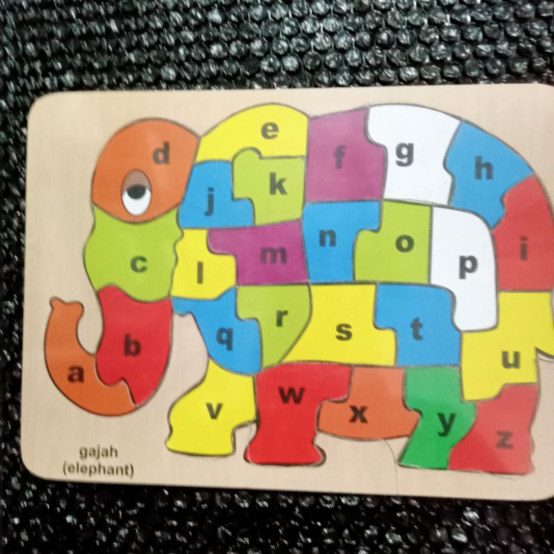 puzzle kayu / mainan anak edukasi bisa cod / puzzle angka / puzzle huruf Hijaiyah / puzzle binatang