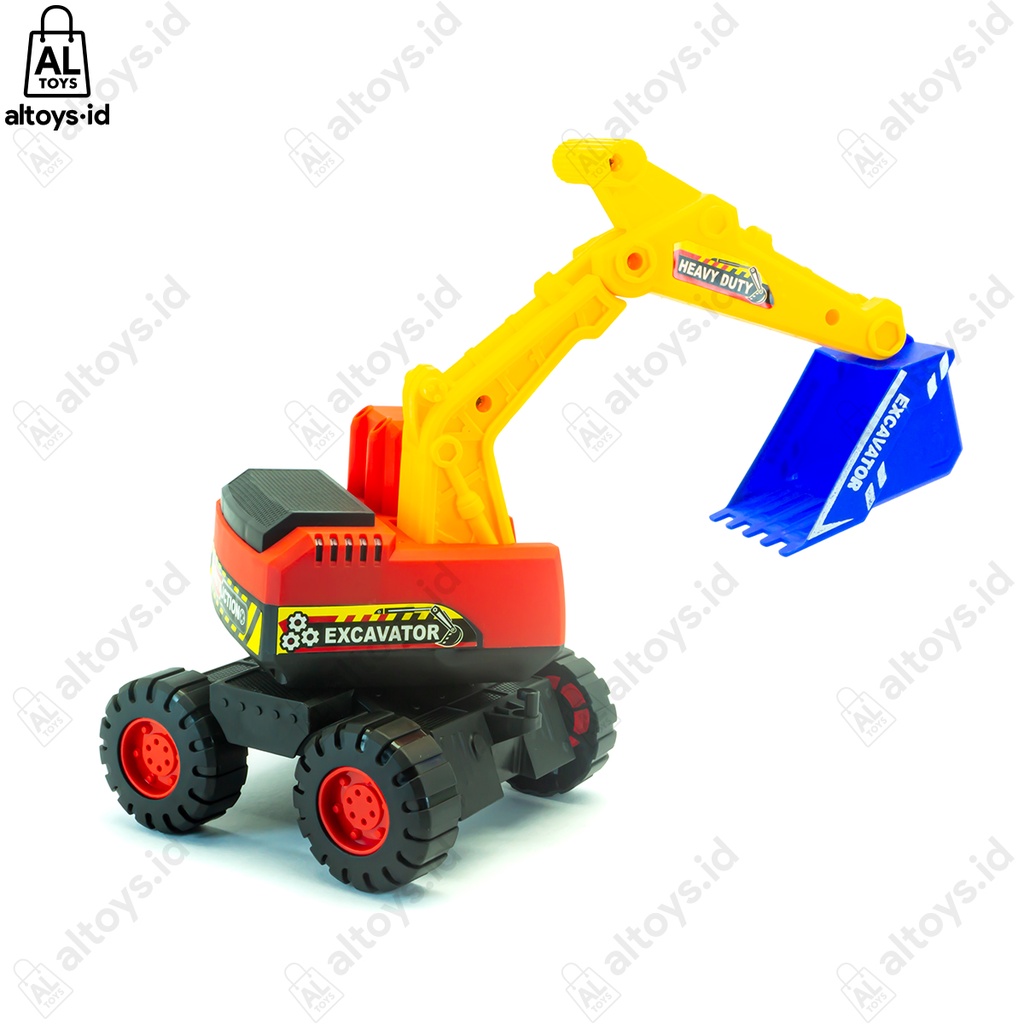 Mobil Dump Truck dan Excavator Konstruksi Set isi 2pcs Truck Series AK105