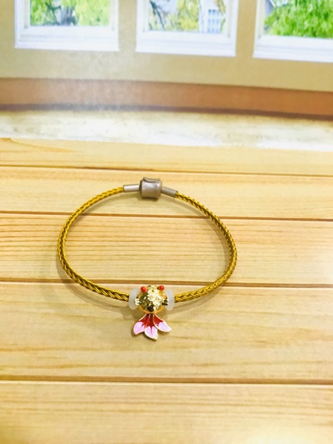 Gelang tangan wanita// gelang ikan koki// gelang kawat anti air // replika emas//gelang emashongkong