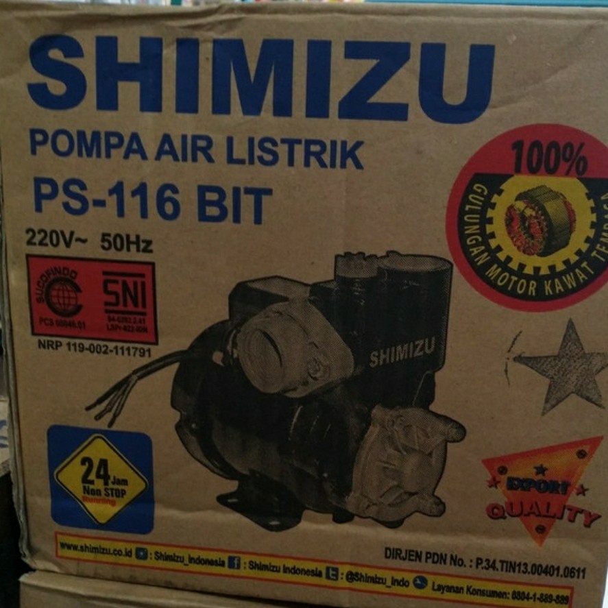 SHIMIZU Pompa Air PS 116 BIT