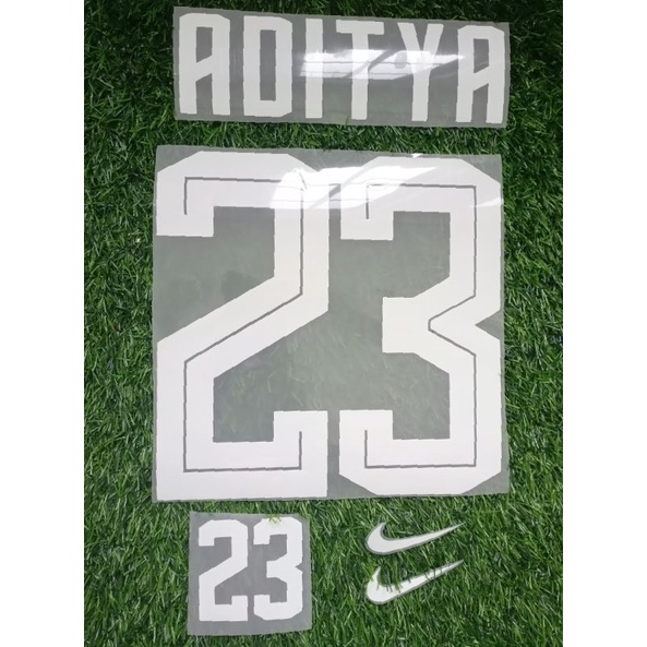 

stiker sablon name jersey sablon setrika