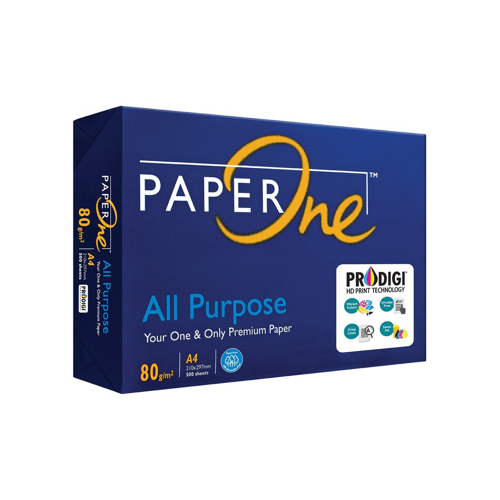 

PaperOne Kertas Fotocopy A4 - 80 Gram