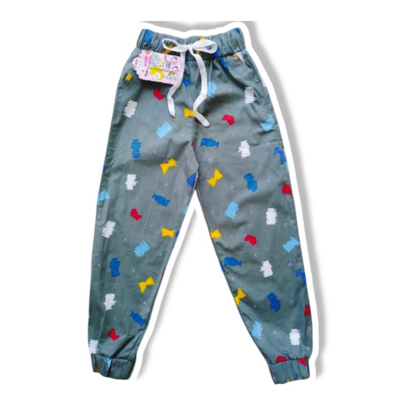 CELANA JOGGER ANAK / JOGGER MOTIF ANAK LAKILAKI DAN PEREMPUAN 2THN-9THUN