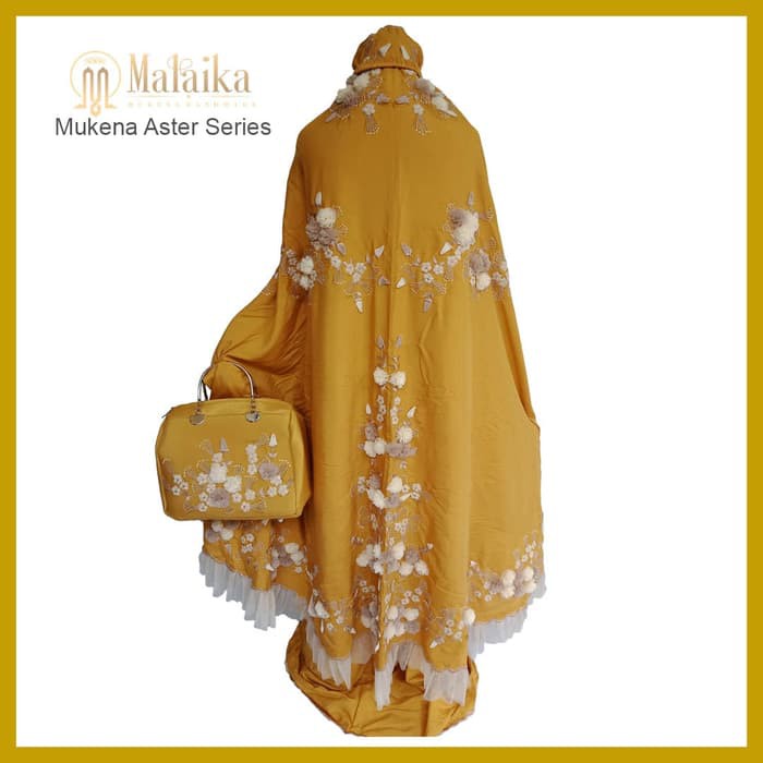 MY MUKENA LEBARAN BORDIR HANDMADE ASTHER SERIES MALAIKA