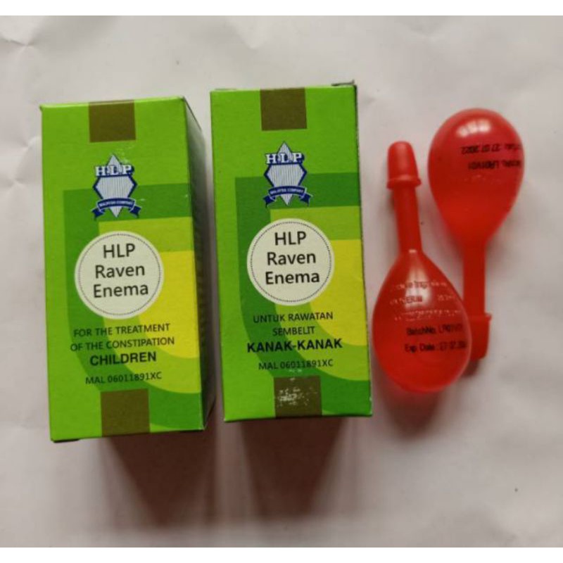 HLP raven enema anak-anak 10ml/untuk mengatasi sembelit import