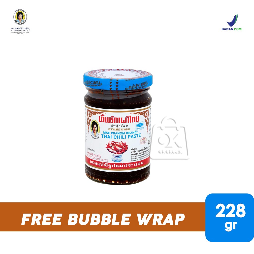 

Sambal Cabe Toples Maepranom Thai Chili Paste (Toples Kaca 228gr )