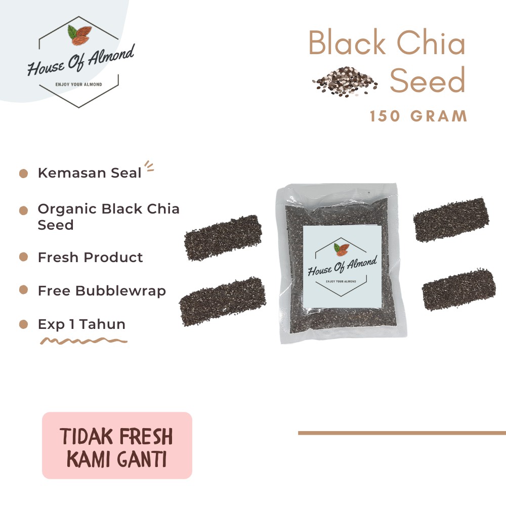 

Black Chia seeds organic 150gram