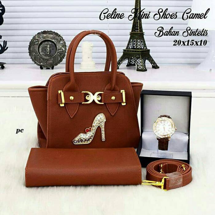 Murah di Shopee Tas Wanita Fashion Branded Hand bag Import Korea D1or Victor Best Seller Cantik W6Z2