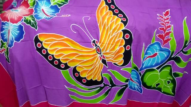 SALE Kain Pantai Halus Super Jumbo Motif Butterfly