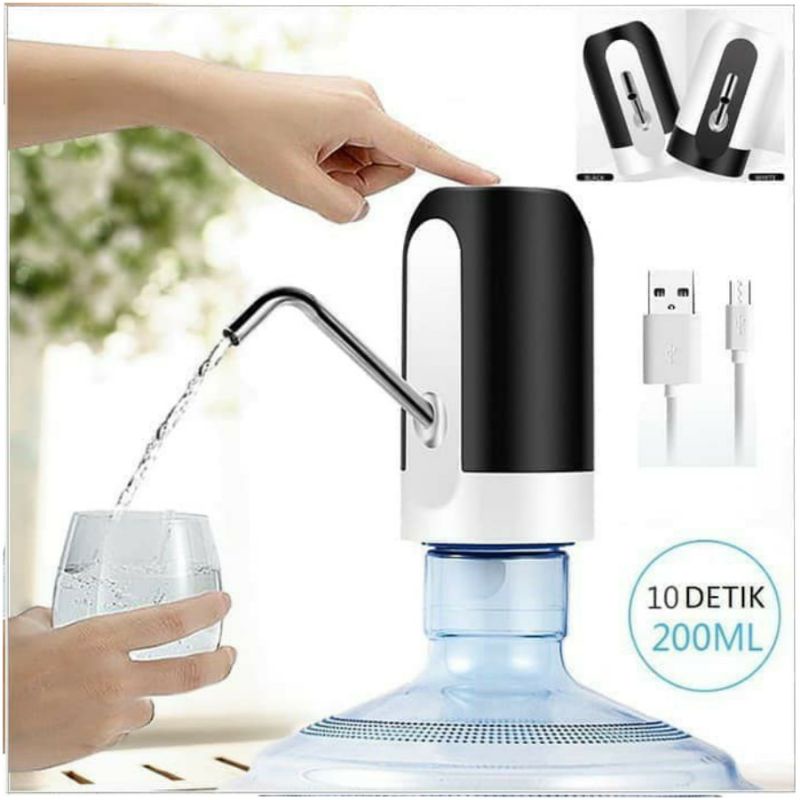 ORIGINAL VANSTAR Pompa air galon elektrik water pump dispenser electric USB LED portable
