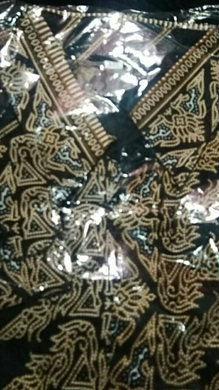 Bswart Batik Hrb026 Kenongo  Hem Pendek Padi Pekalongan M L Xl Batik
