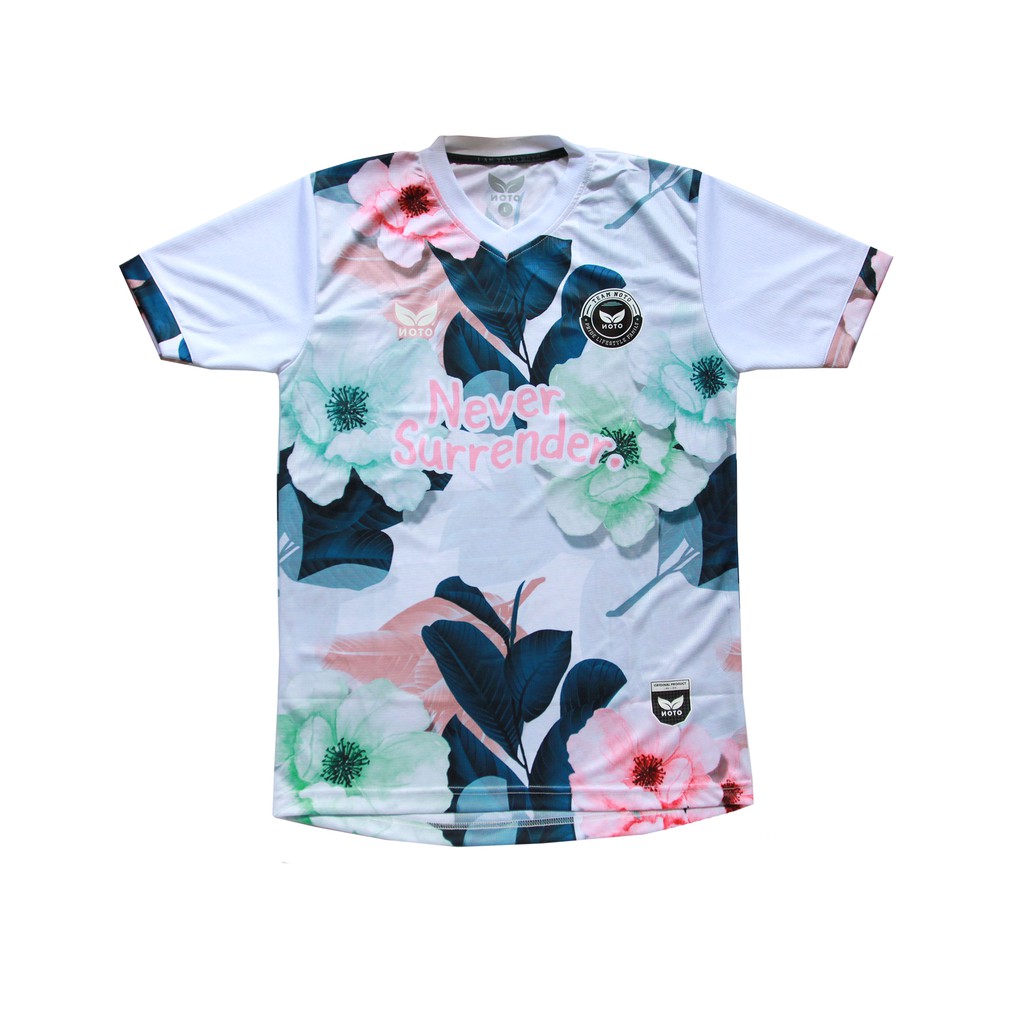Jersey Floral Series White 1.0 - Noto Sportswear