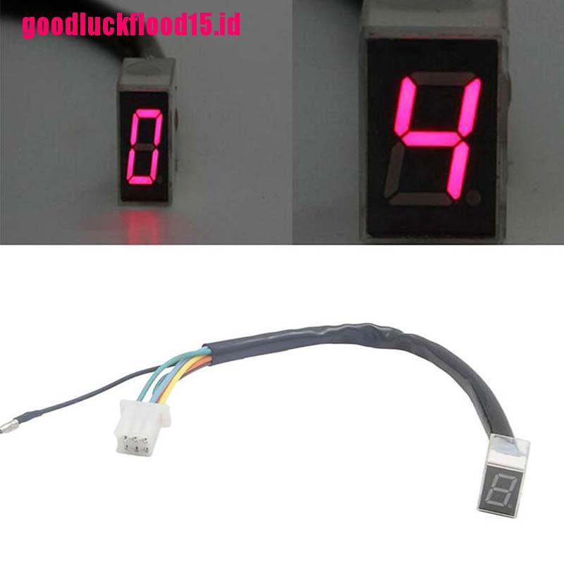 (LUCKID) Indikator Perseneling Motor Digital LED Universal