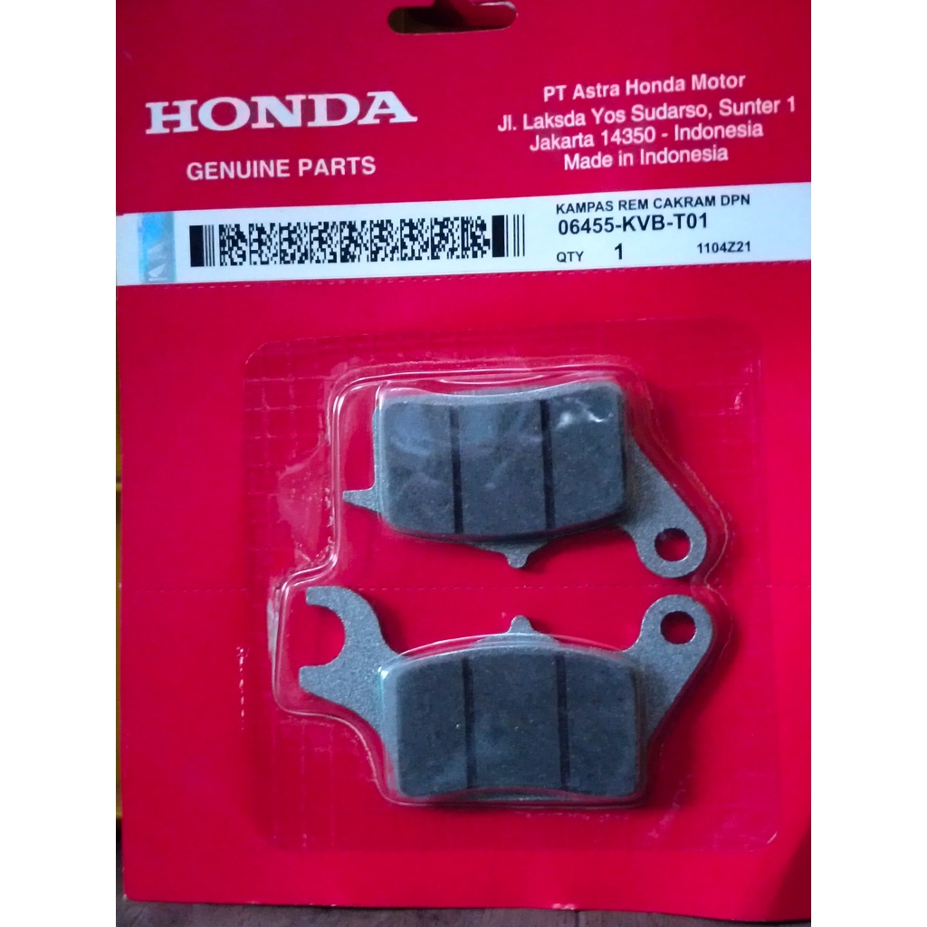 KAMPAS REM CAKRAM DEPAN HONDA VARIO CBS 06455-KVB-T01