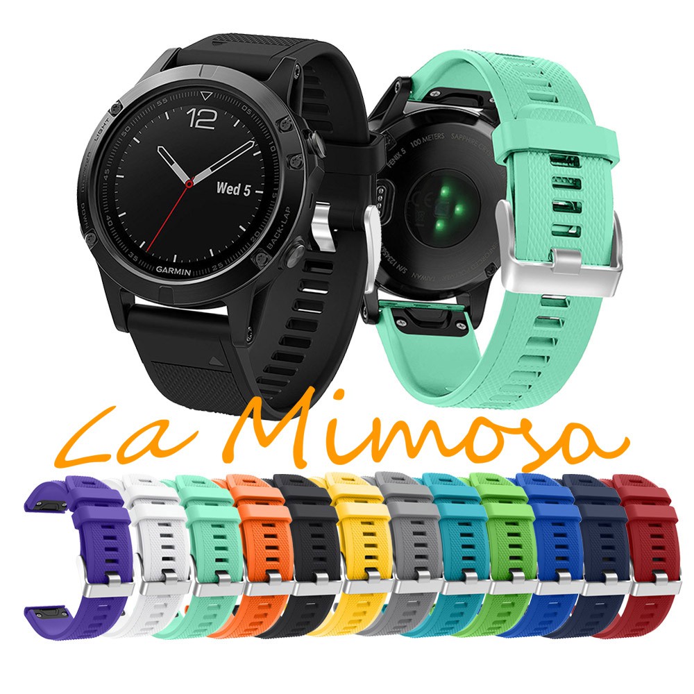 Strap Soft Silicone Replacement Wristband Garmin Fenix 5 Watch