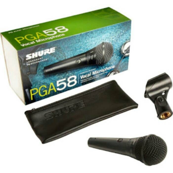 Mic Microphone Mikrofon Kabel Shure PGA 58 PGA58 Original