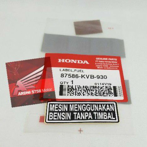 

Label Fuel Sticker Stiker Informasi Mesin Menggunakan Bensin Tanpa Timbal