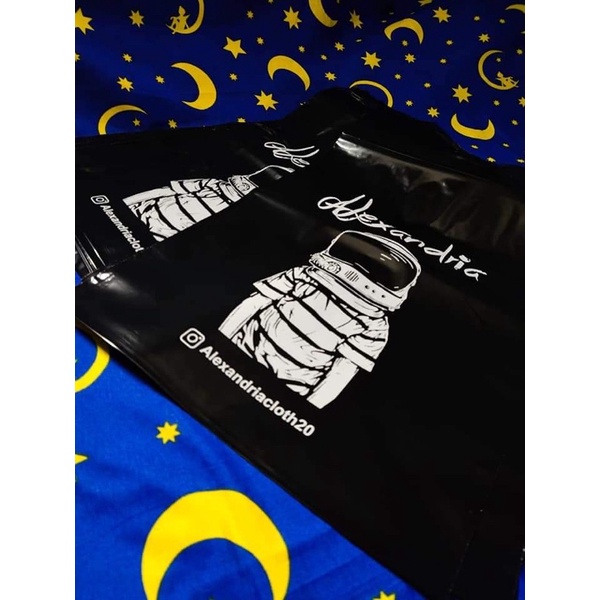 Plastik Ziplock/Clip pond Hitam | Sablon | Plastik Custom Murah Desain Sesuai Keinginan Ukuran 20x30