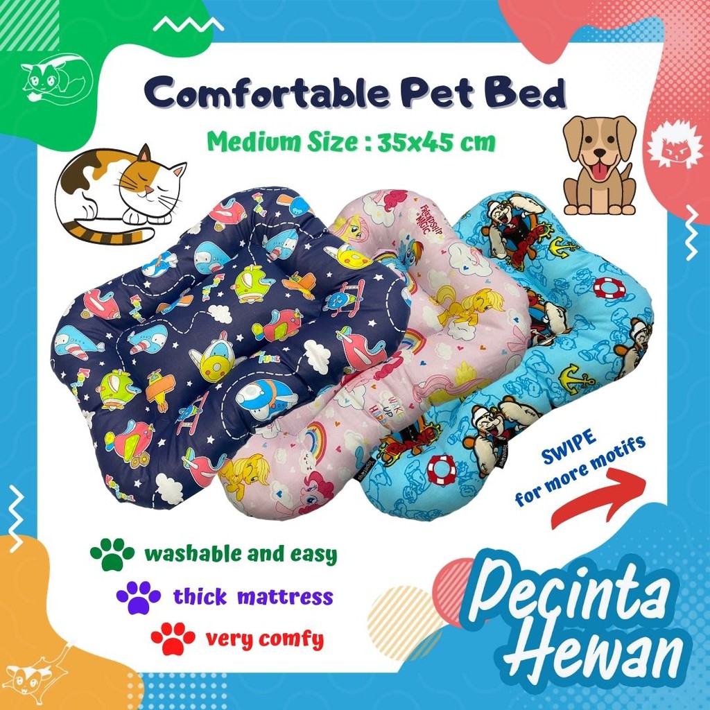 Yopetoys Pet  Bed  M Kasur Kucing Murah  Kasur Anjing Kecil 