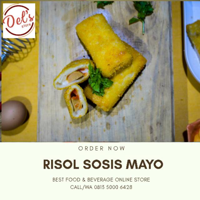 

Risoles Sosis Mayo / 1 Pack Isi 5