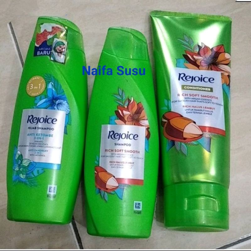 Rejoice Shampoo 150ml /340ml Rich Soft Smooth/Anti Ketombe/Korean Jeju/ Condisioner