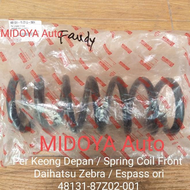 Per Keong Depan Spring Coil Front Daihatsu Zebra / Espass Ori 1Pc