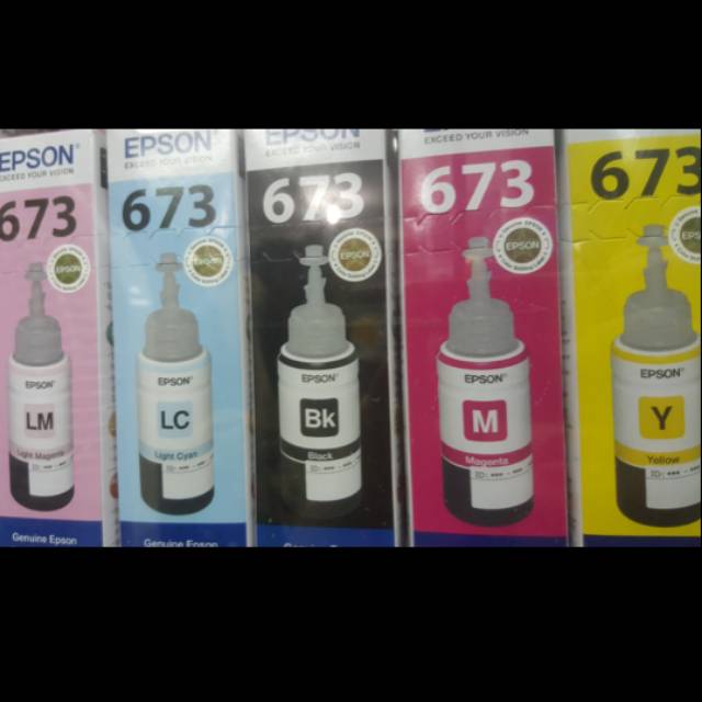 Tinta epson T673 black tinta epson 673 original