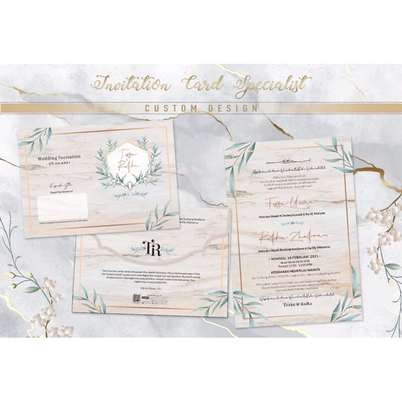 

HARD COVER SINGLE WITH ENVELOPE SIZE 14 x 20 CM
