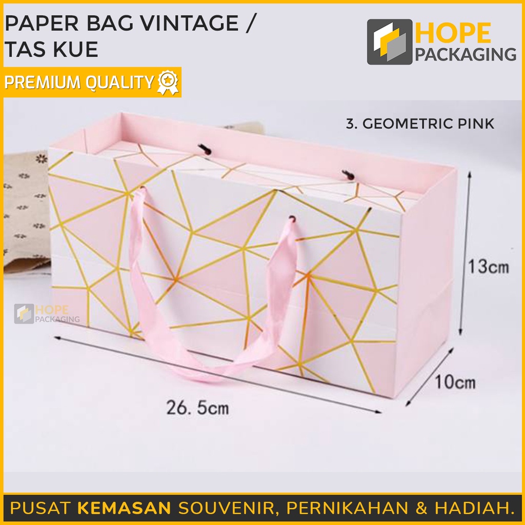 Paperbag Vintage Marble and Paperbag Flower  Box  Bunga Lucu dan Box Mini Polkadot