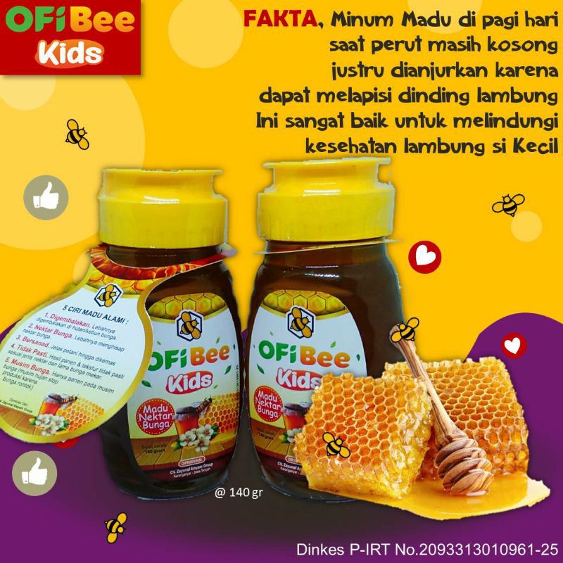 BELI 2 DAPAT 3 Madu Khusus Anak | Madu Kecerdasan dan Penambah Nafsu Makan Anak | Madu Anti Virus